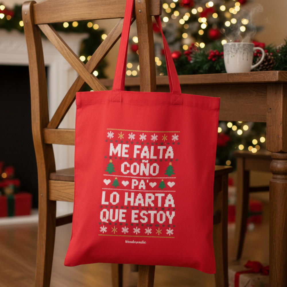comprar-Bolso Me falta coño pa´ lo harta que estoy - Especial Navidad-wondernastic