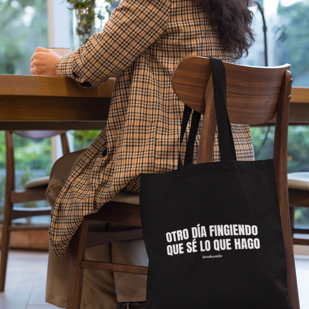 comprar-Bolso Otro día fingiendo que sé lo que hago-wondernastic