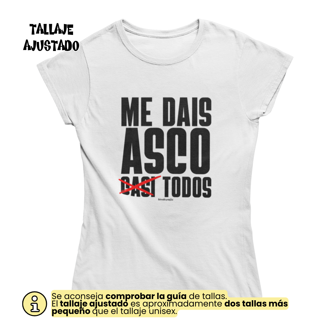 comprar-Camiseta Me dais asco todos Ed. Limitada-wondernastic