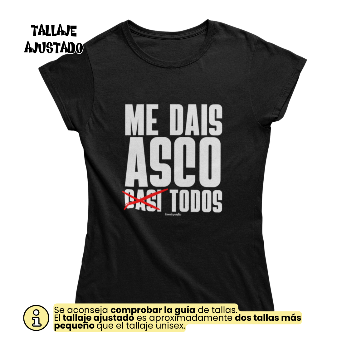 comprar-Camiseta Me dais asco todos Ed. Limitada-wondernastic