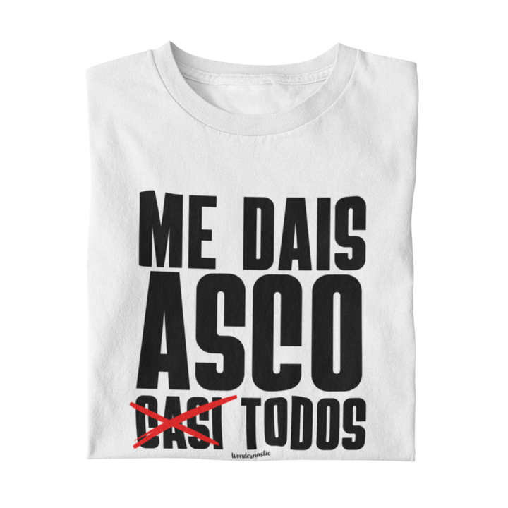 comprar-Camiseta Me dais asco todos Ed. Limitada-wondernastic