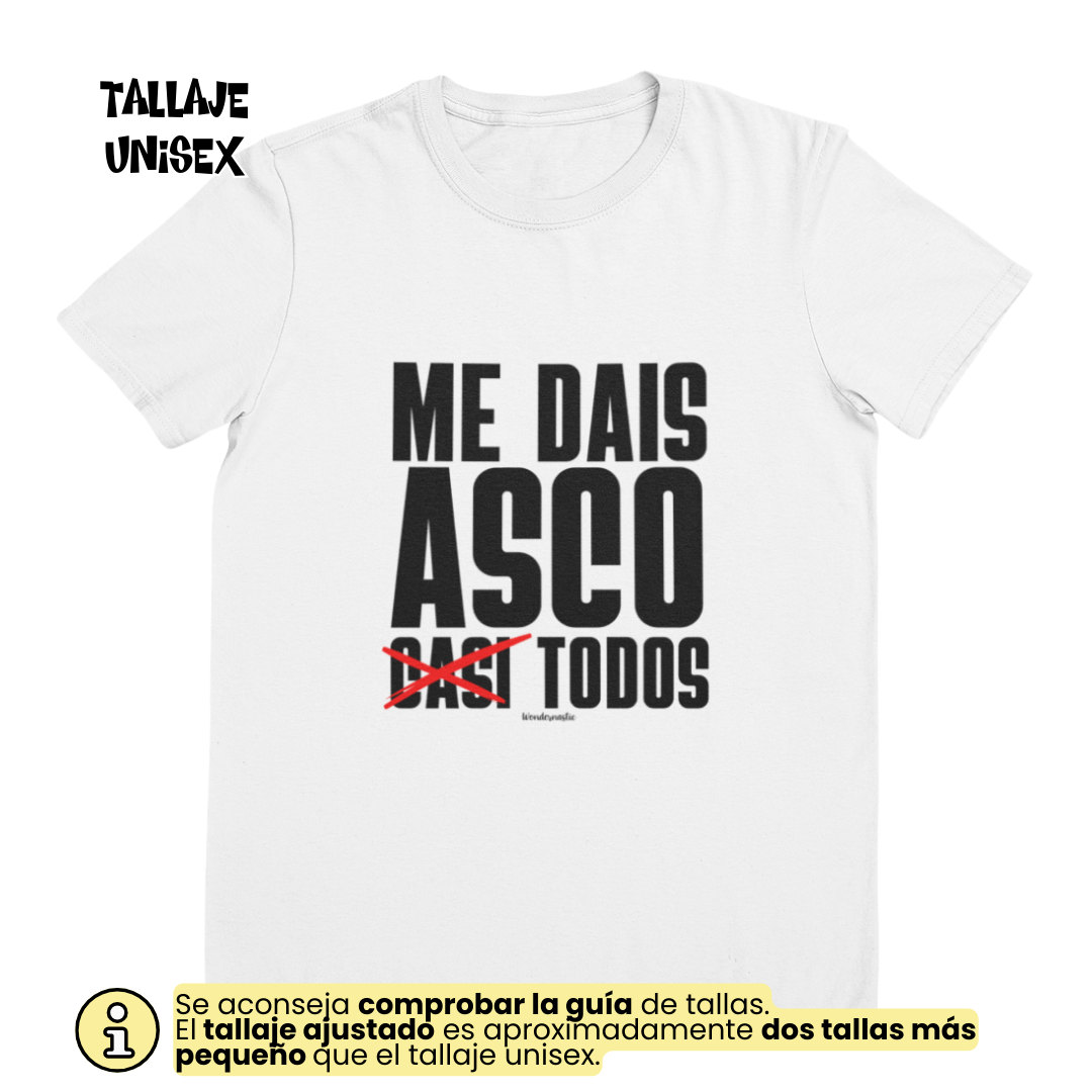 comprar-Camiseta Me dais asco todos Ed. Limitada-wondernastic