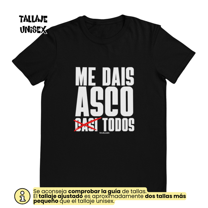comprar-Camiseta Me dais asco todos Ed. Limitada-wondernastic