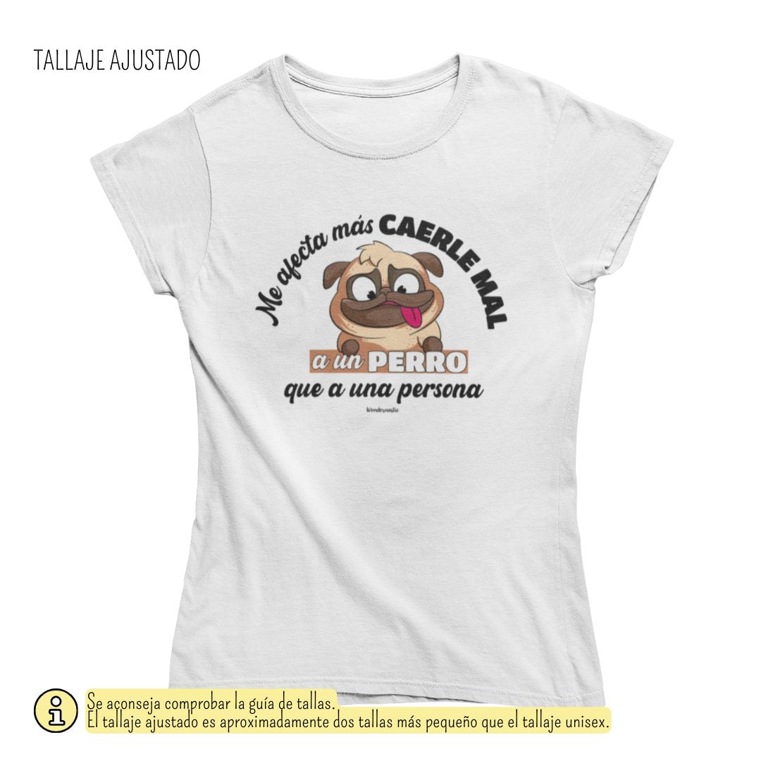 comprar-Camiseta Me afecta más caerle mal a un perro-wondernastic