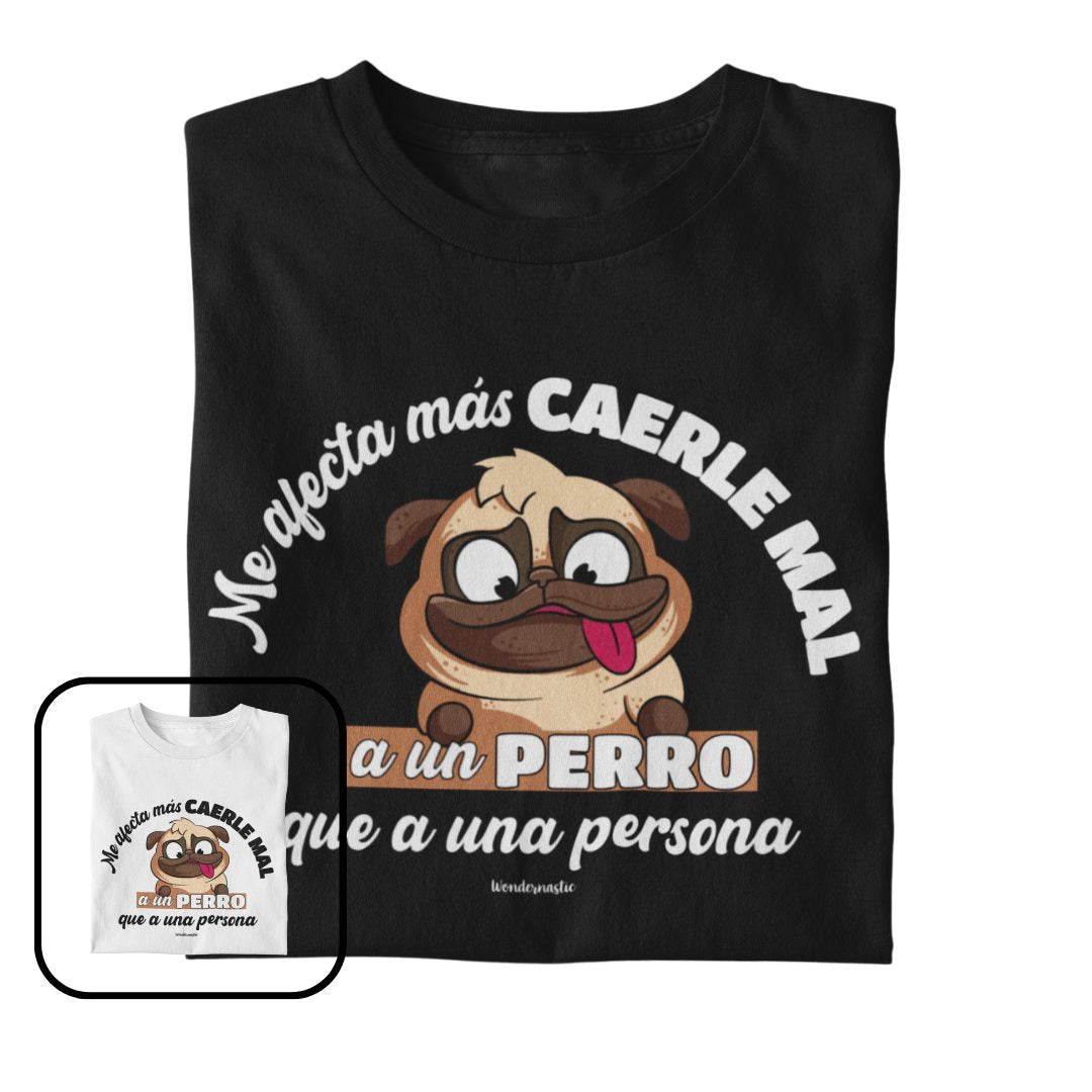 comprar-Camiseta Me afecta más caerle mal a un perro-wondernastic