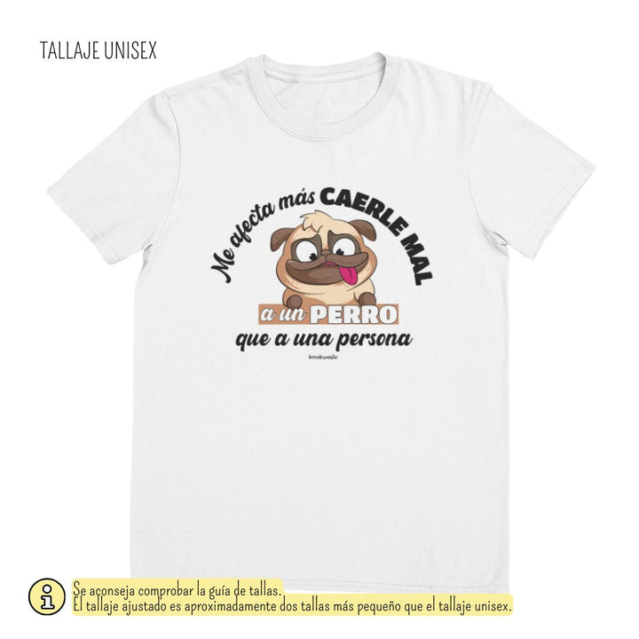 comprar-Camiseta Me afecta más caerle mal a un perro-wondernastic
