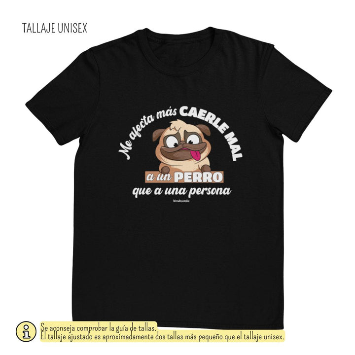 comprar-Camiseta Me afecta más caerle mal a un perro-wondernastic