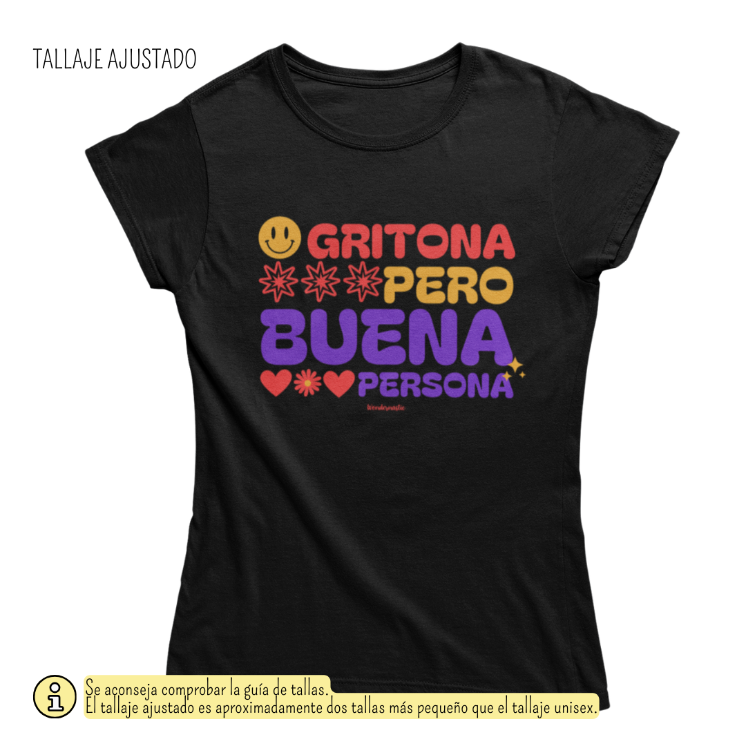 comprar-Camiseta Gritona pero buena persona-wondernastic