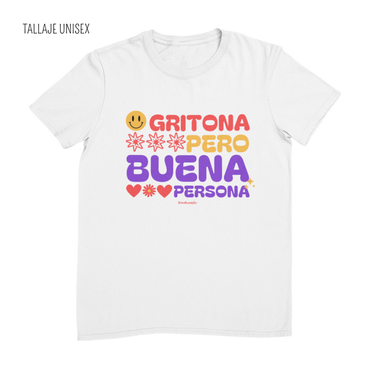comprar-Camiseta Gritona pero buena persona-wondernastic
