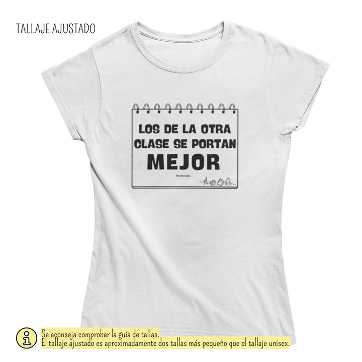 comprar-Camiseta Los de la otra clase se portan mejor-wondernastic