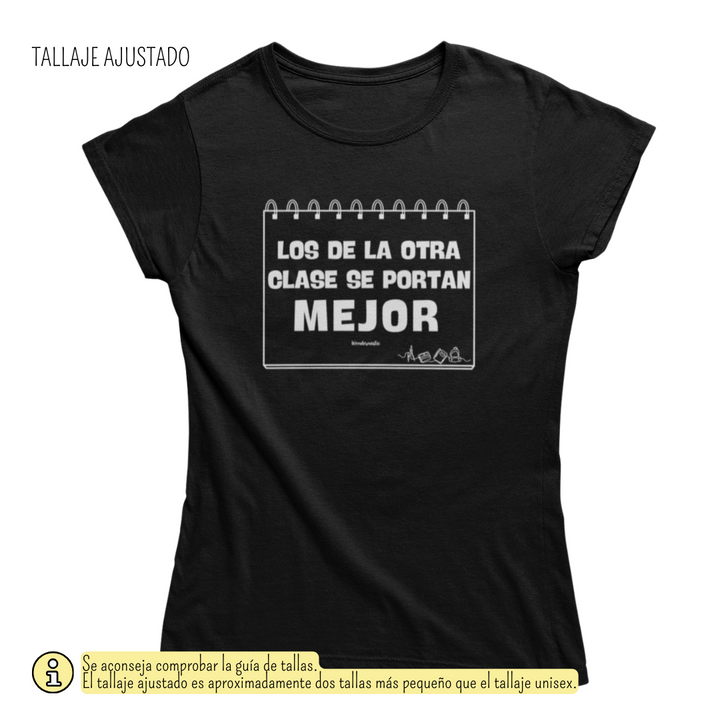 comprar-Camiseta Los de la otra clase se portan mejor-wondernastic