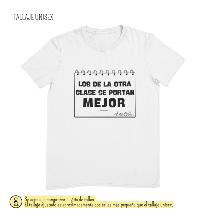 comprar-Camiseta Los de la otra clase se portan mejor-wondernastic