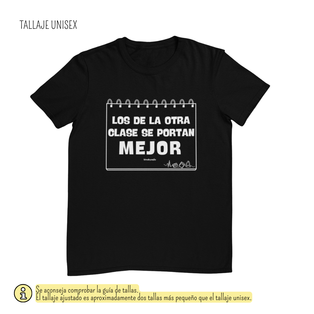 comprar-Camiseta Los de la otra clase se portan mejor-wondernastic