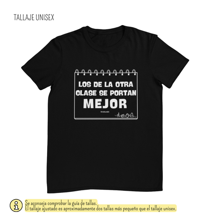 comprar-Camiseta Los de la otra clase se portan mejor-wondernastic
