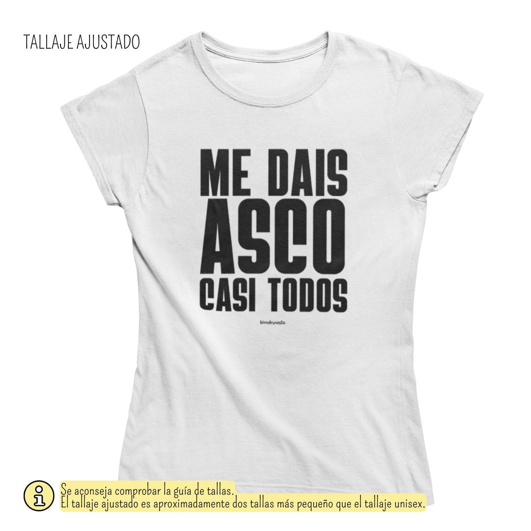 comprar-Camiseta Me dais asco casi todos-wondernastic