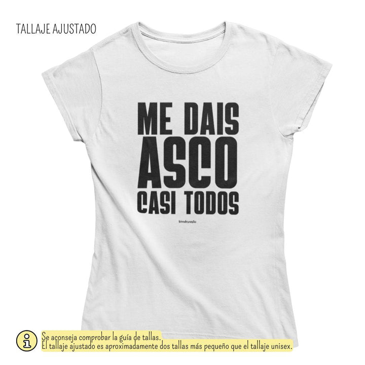 comprar-Camiseta Me dais asco casi todos-wondernastic