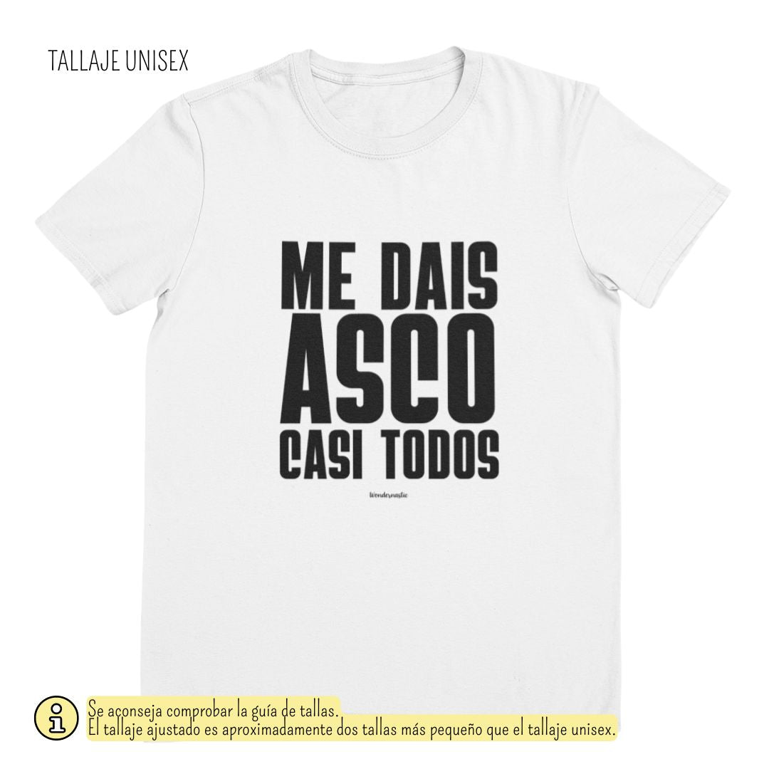comprar-Camiseta Me dais asco casi todos-wondernastic