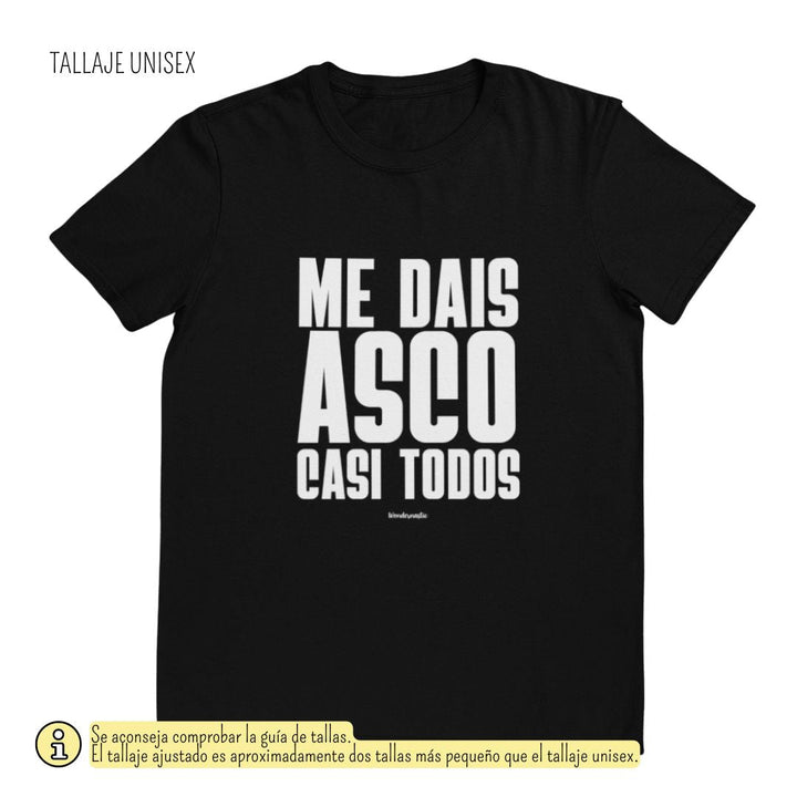 comprar-Camiseta Me dais asco casi todos-wondernastic