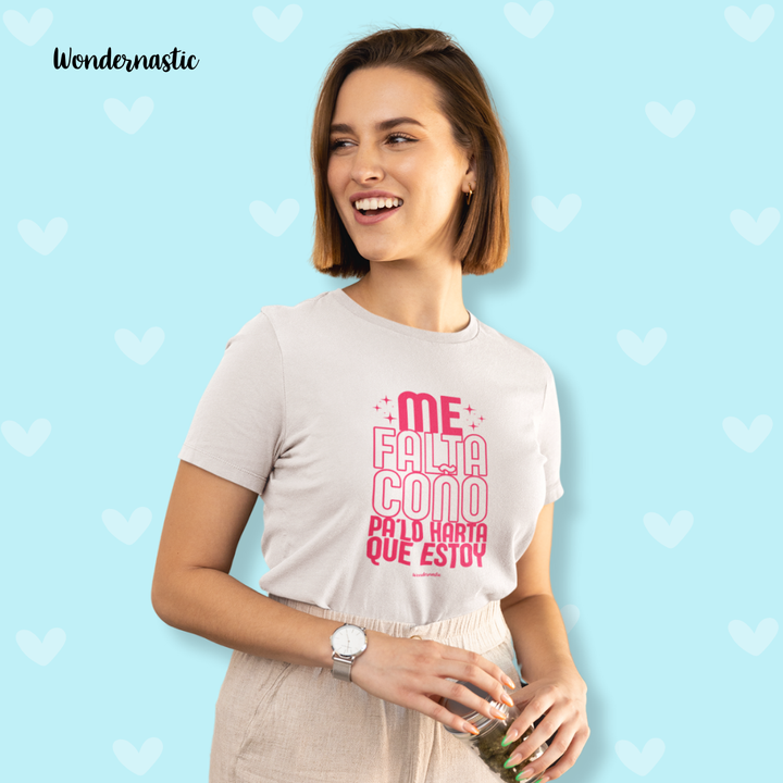 comprar-Camiseta Me falta coño pa´lo harta que estoy Ed. Limitada-wondernastic