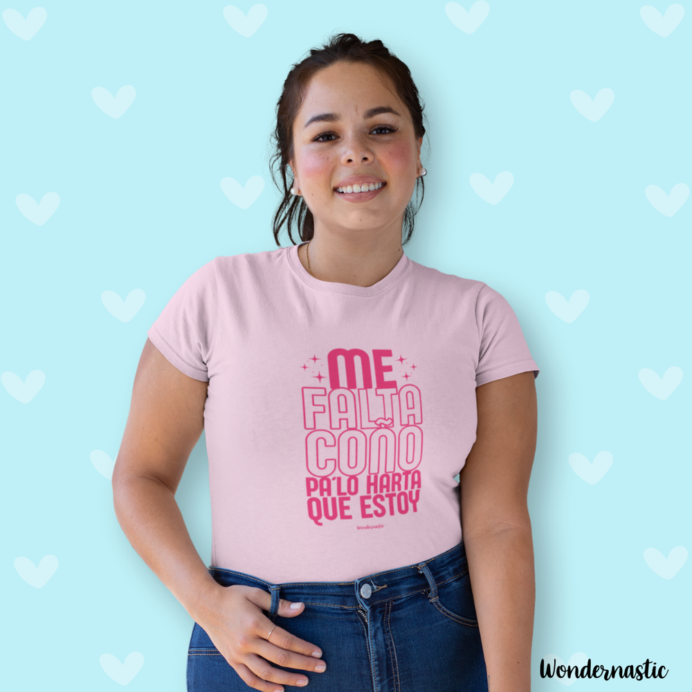 comprar-Camiseta Me falta coño pa´lo harta que estoy Ed. Limitada-wondernastic