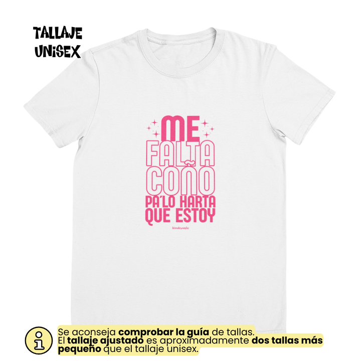 comprar-Camiseta Me falta coño pa´lo harta que estoy Ed. Limitada-wondernastic