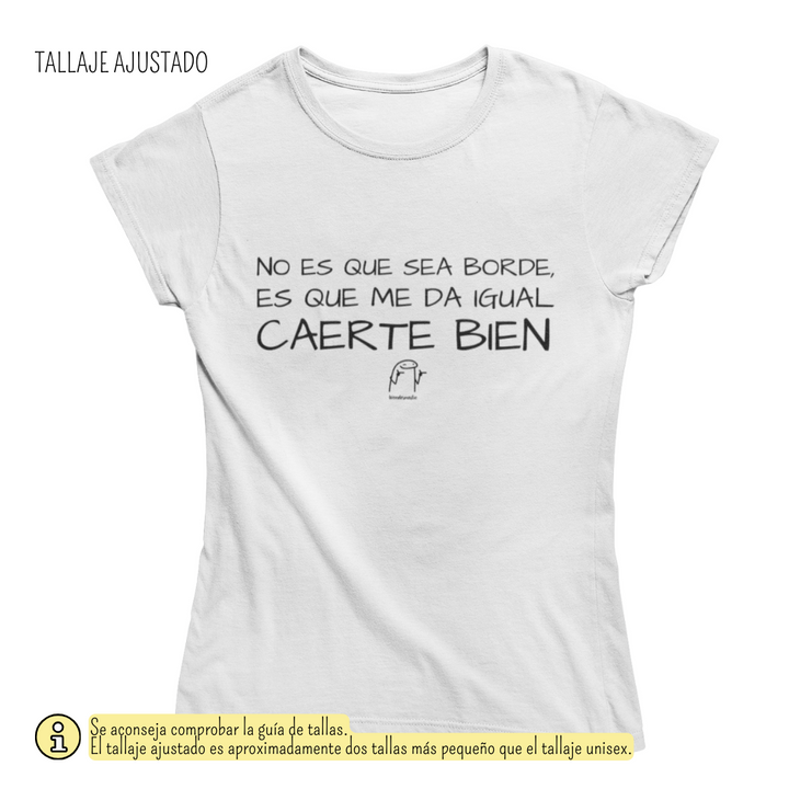 comprar-Camiseta No es que sea borde-wondernastic
