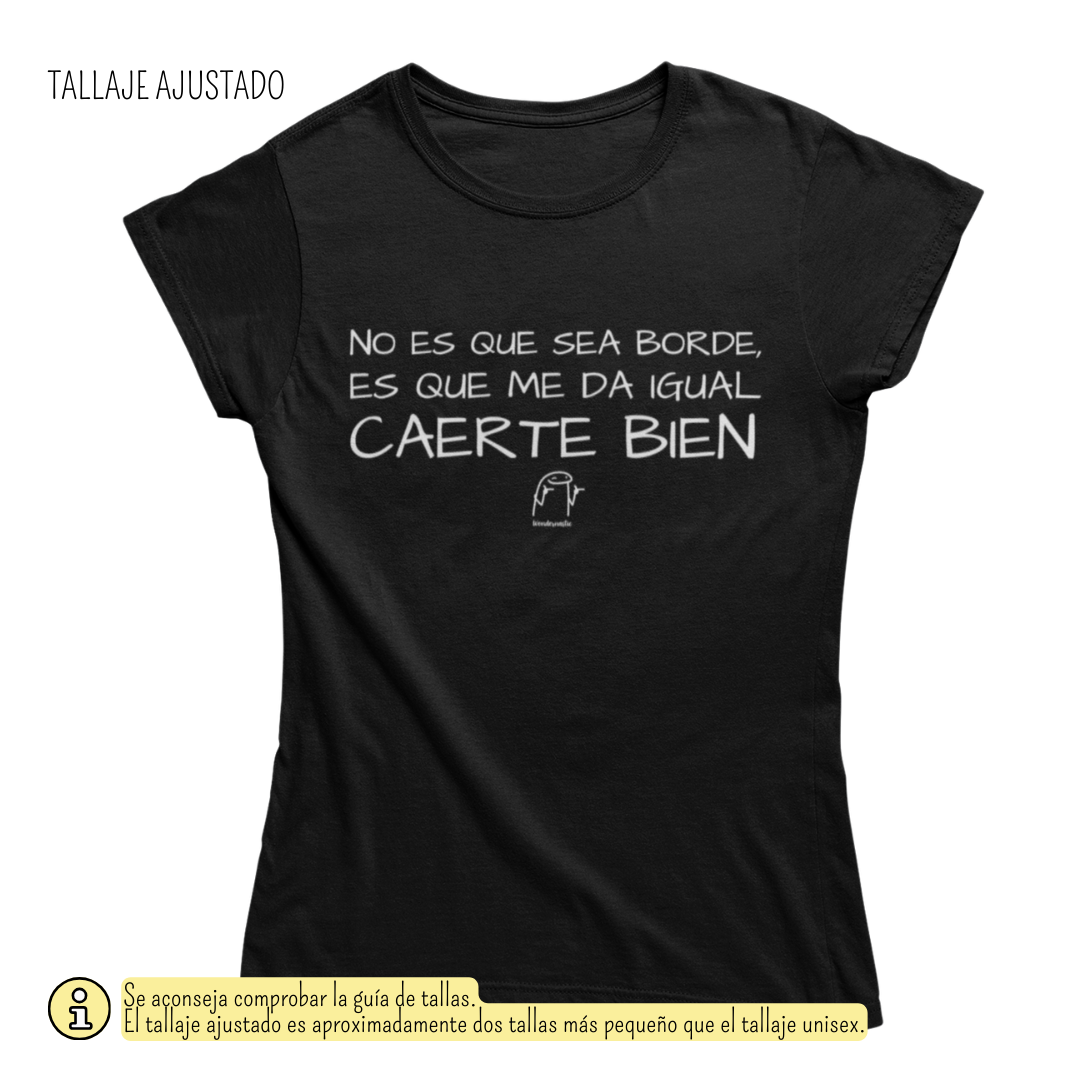 comprar-Camiseta No es que sea borde-wondernastic