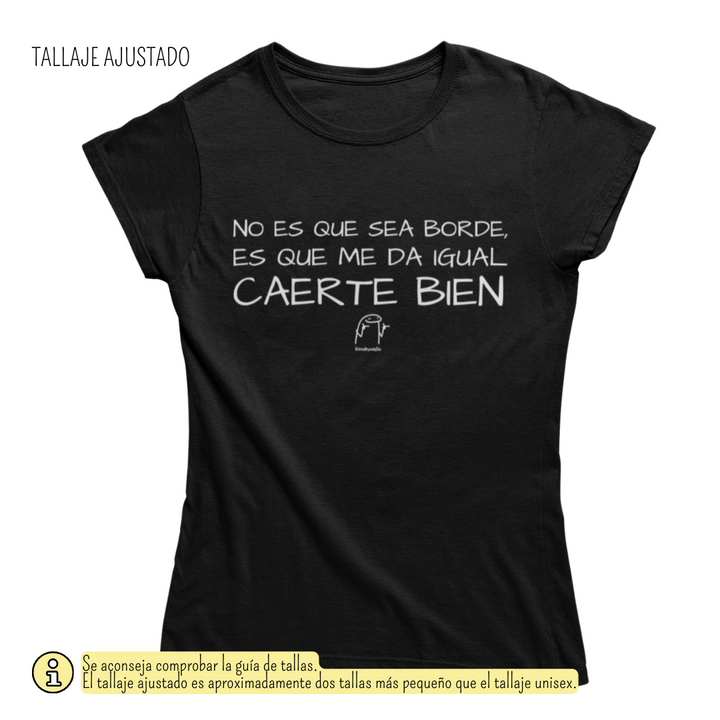 comprar-Camiseta No es que sea borde-wondernastic