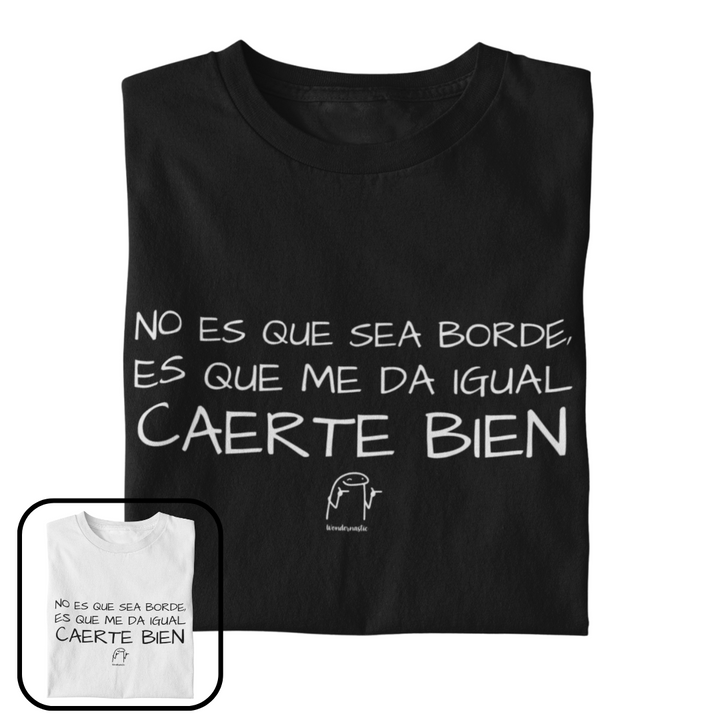 comprar-Camiseta No es que sea borde-wondernastic