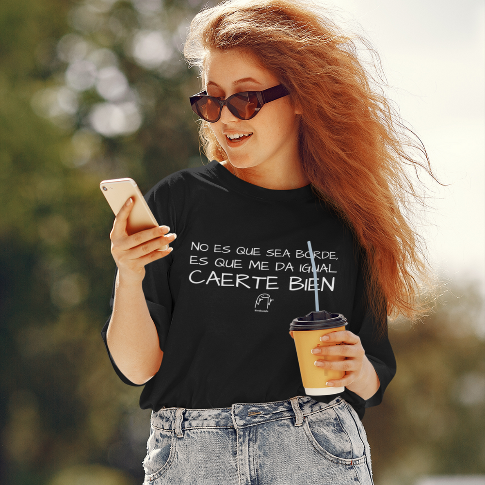 comprar-Camiseta No es que sea borde-wondernastic