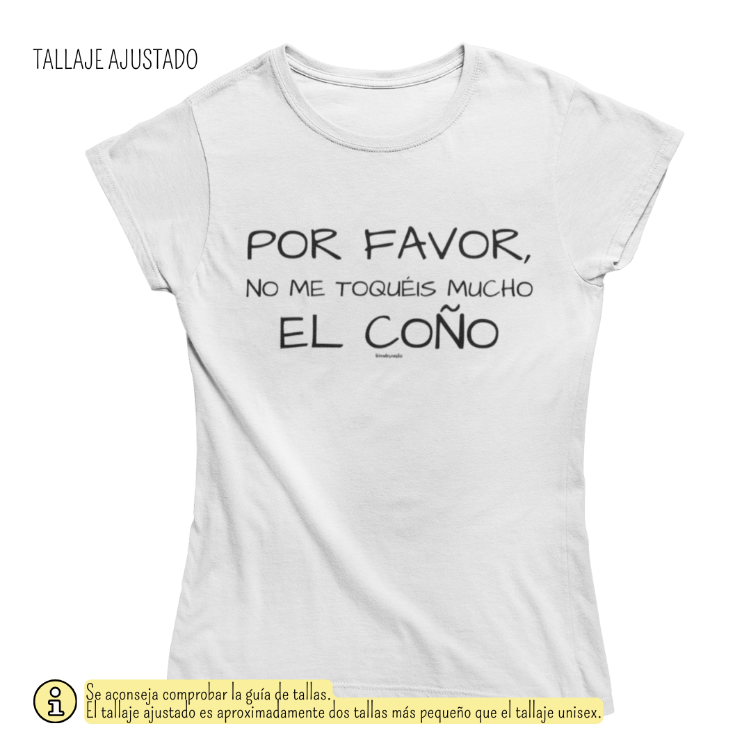 comprar-Camiseta Por favor, no me toquéis mucho el coño-wondernastic