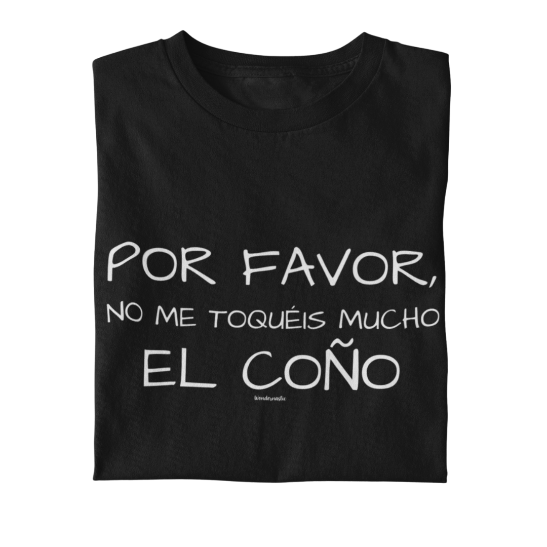 comprar-Camiseta Por favor, no me toquéis mucho el coño-wondernastic