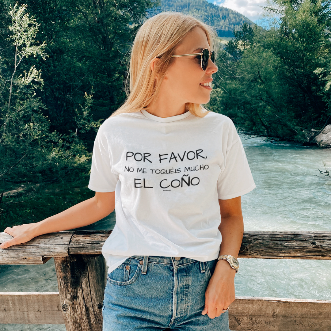 comprar-Camiseta Por favor, no me toquéis mucho el coño-wondernastic
