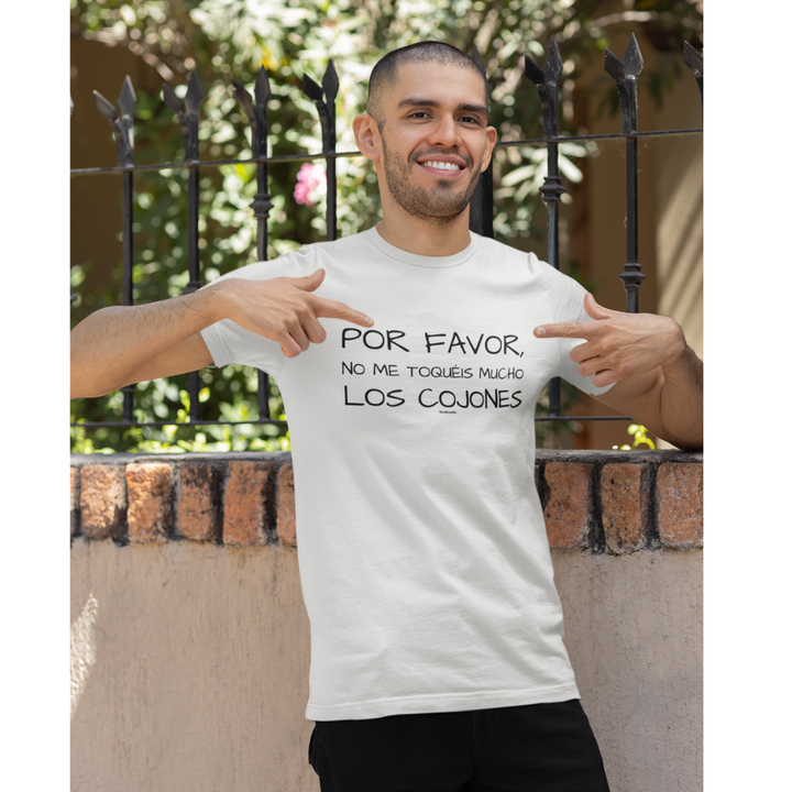 comprar-Camiseta Por favor, no me toquéis mucho los cojones-wondernastic