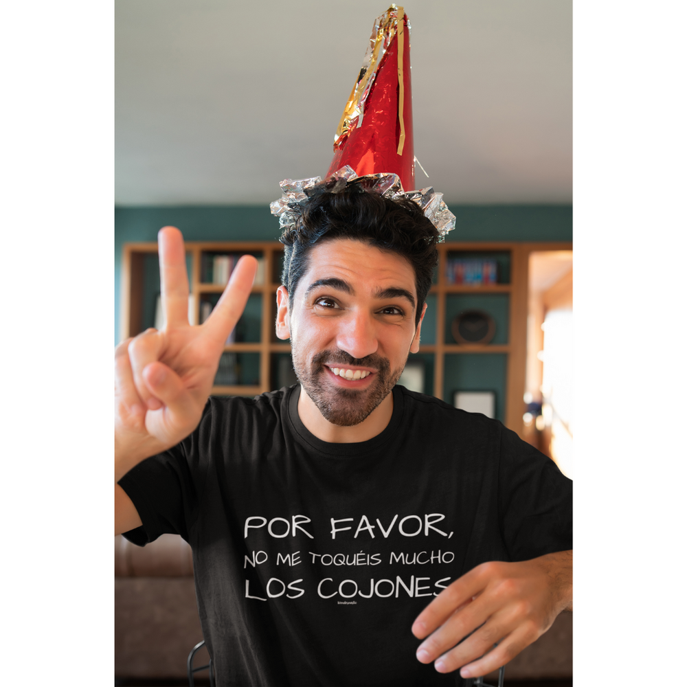 comprar-Camiseta Por favor, no me toquéis mucho los cojones-wondernastic