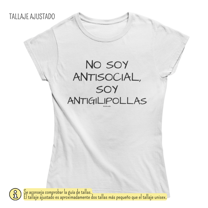 comprar-Camiseta No soy antisocial-wondernastic