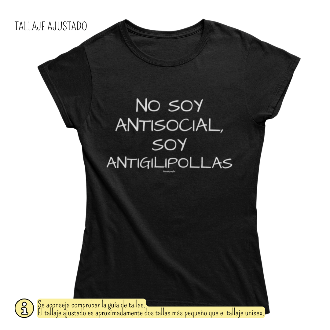 comprar-Camiseta No soy antisocial-wondernastic