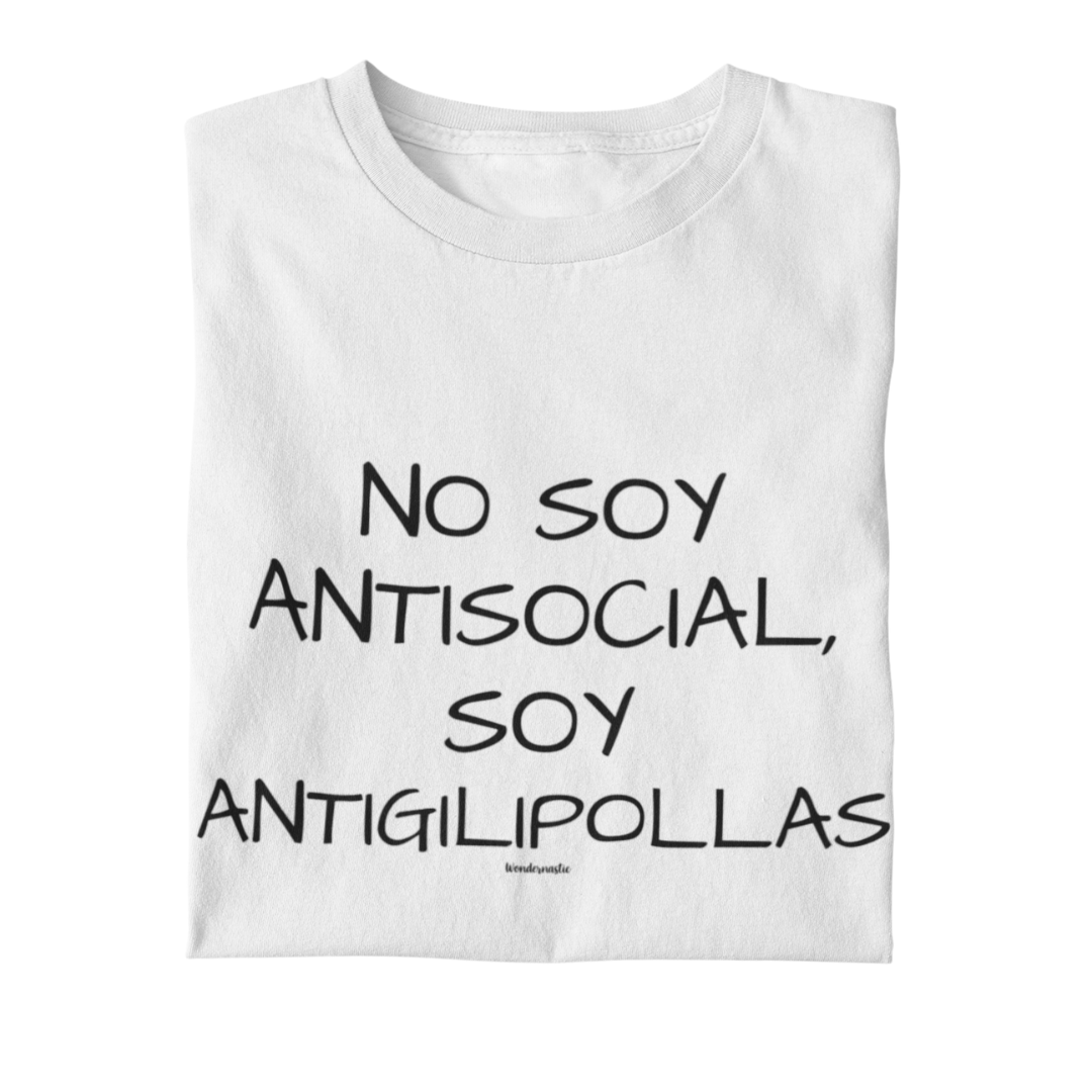 comprar-Camiseta No soy antisocial-wondernastic