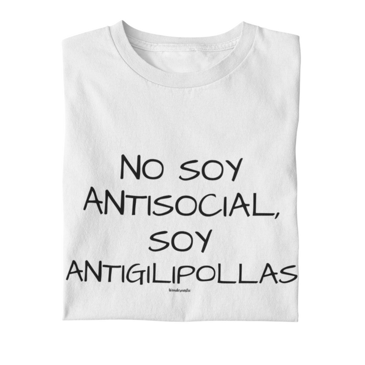 comprar-Camiseta No soy antisocial-wondernastic