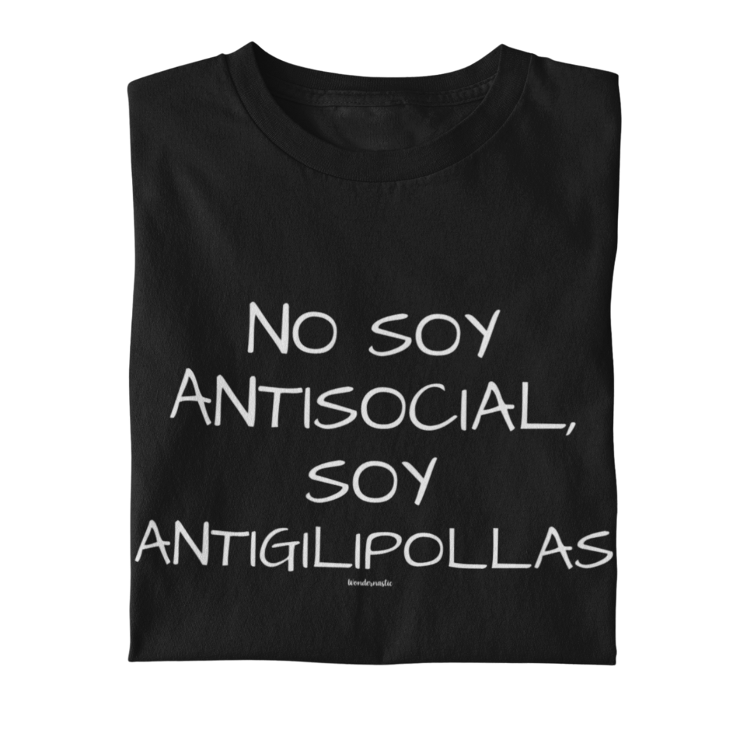 comprar-Camiseta No soy antisocial-wondernastic