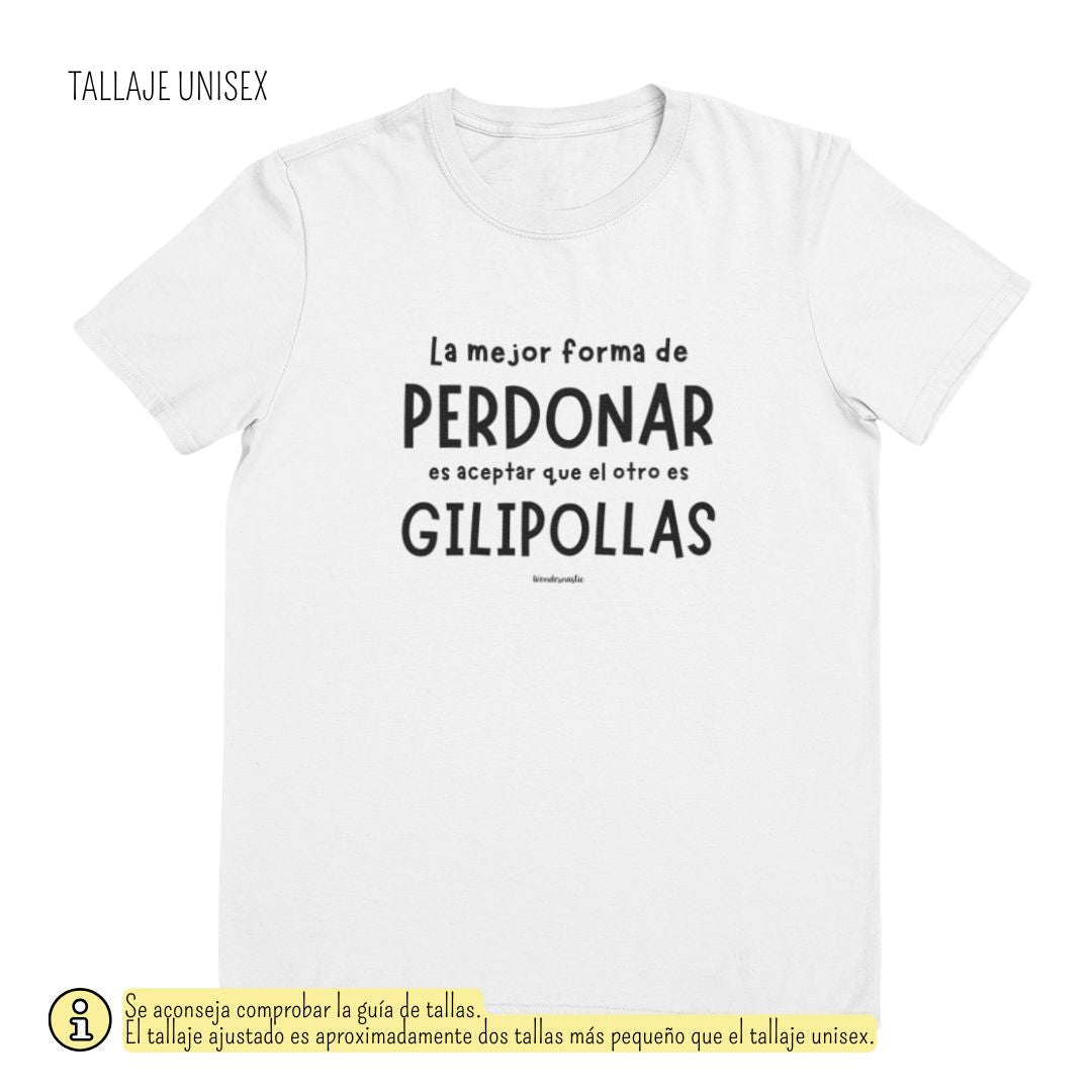 comprar-Camiseta La mejor forma de perdonar-wondernastic