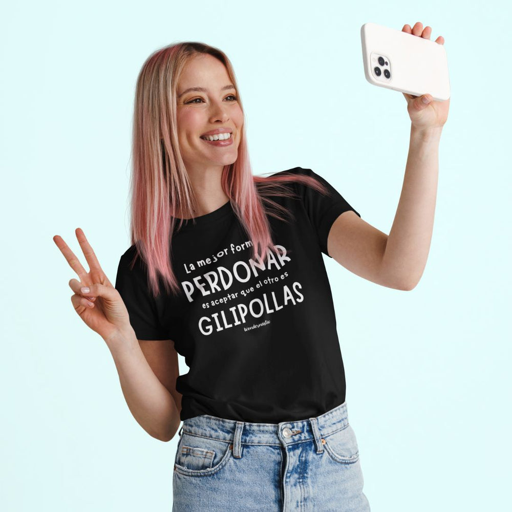 comprar-Camiseta La mejor forma de perdonar-wondernastic