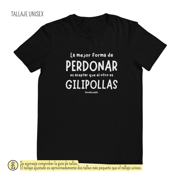 comprar-Camiseta La mejor forma de perdonar-wondernastic