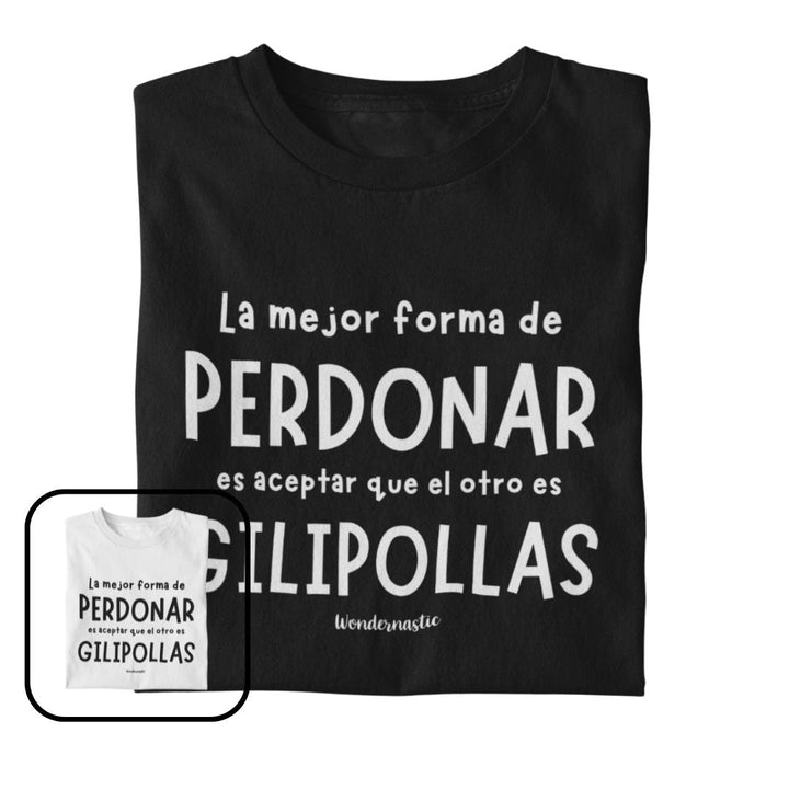 comprar-Camiseta La mejor forma de perdonar-wondernastic