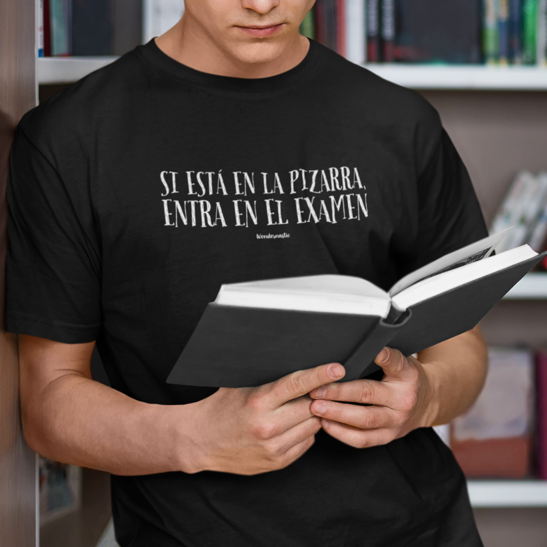 comprar-Camiseta Si está en la pizarra, entra en el examen-wondernastic