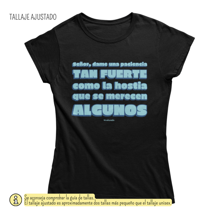 comprar-Camiseta Señor, dame paciencia-wondernastic