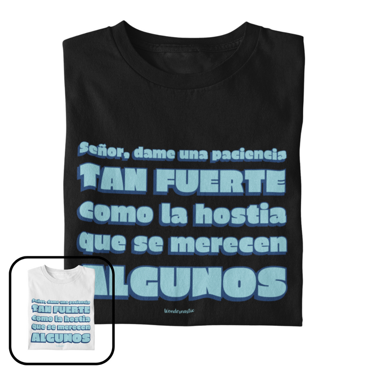 comprar-Camiseta Señor, dame paciencia-wondernastic