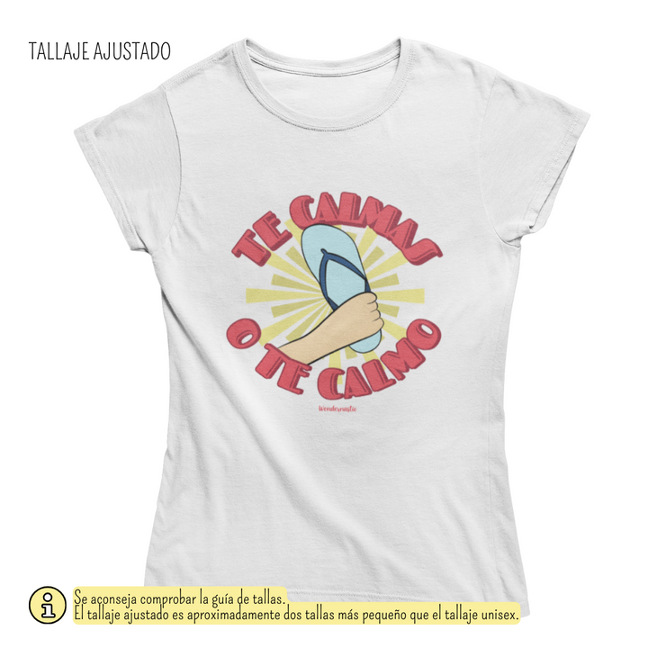 comprar-Camiseta Te calmas o te calmo-wondernastic