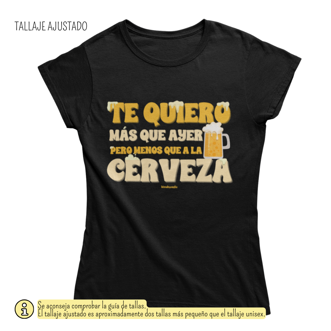 comprar-Camiseta Te quiero más que ayer, pero menos que a la cerveza-wondernastic