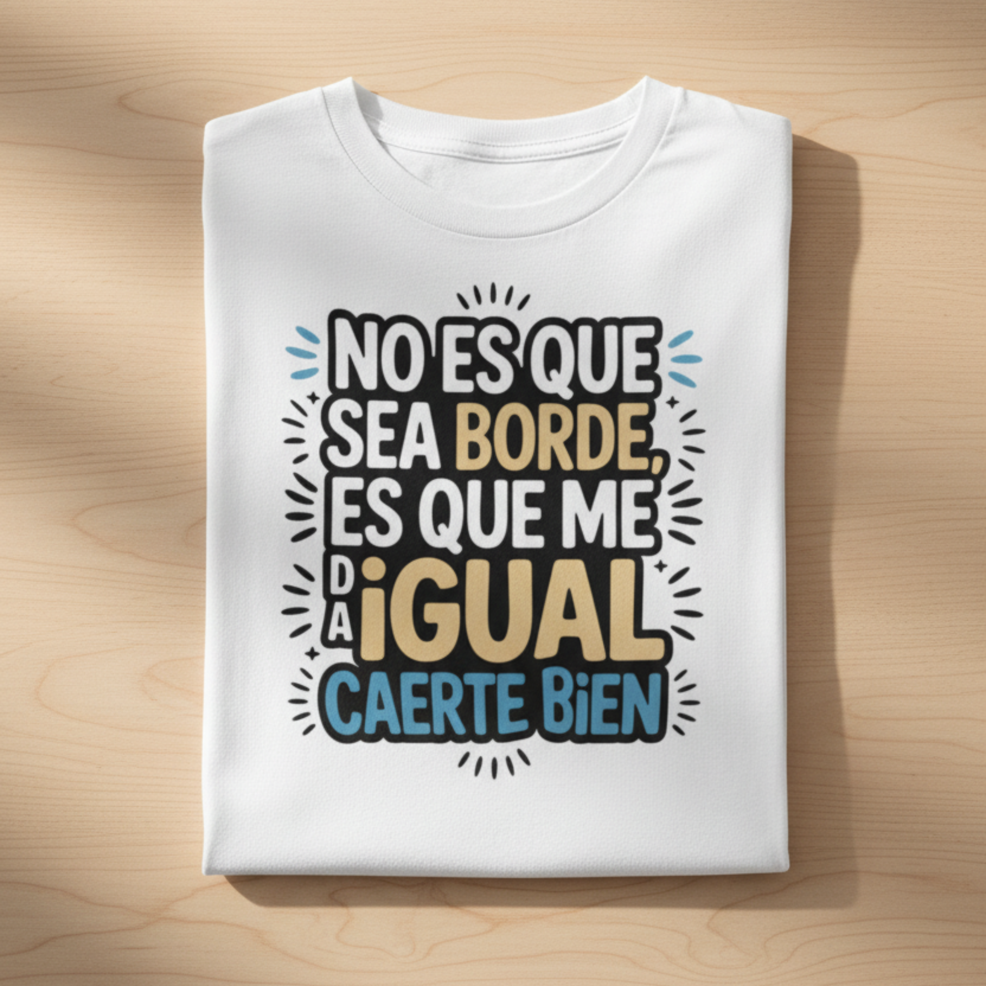 comprar-Camiseta No es que sea borde-wondernastic